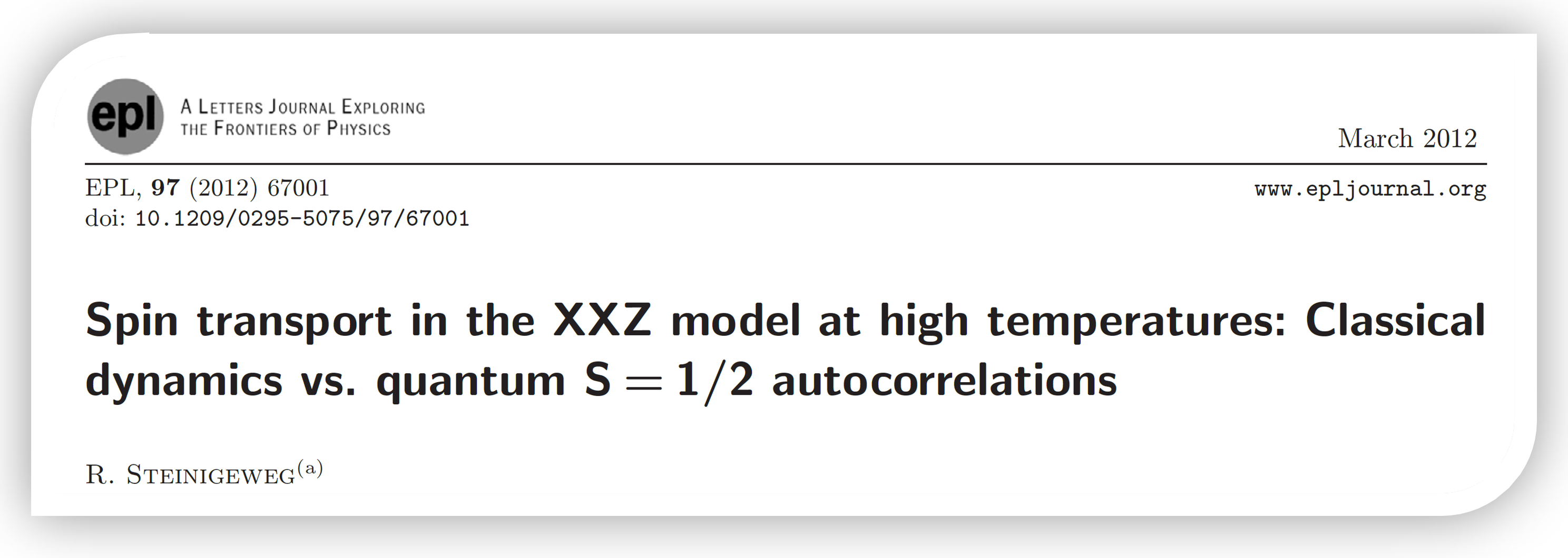 Europhys. Lett.